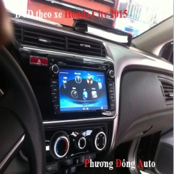 Phương đông Auto Lắp DVD theo xe Honda City 2015 | km Camera hồng ngoại